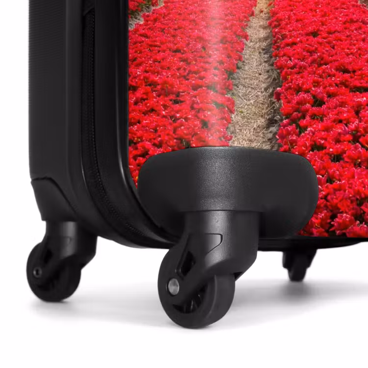 Koffer - Blumenfeld mit Windmühle — 6