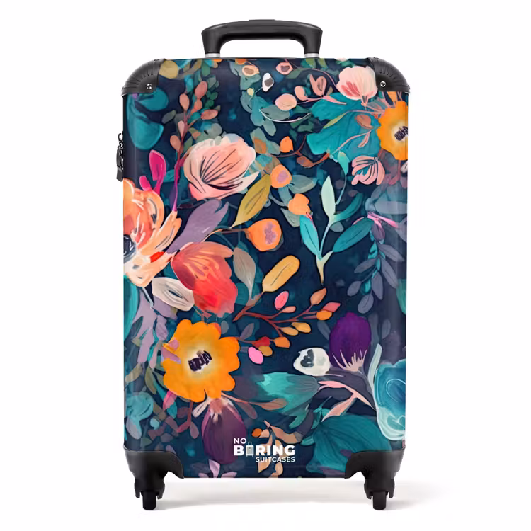Koffer - Bunt - Blumen - Kunst - Natur - Hippie — 1