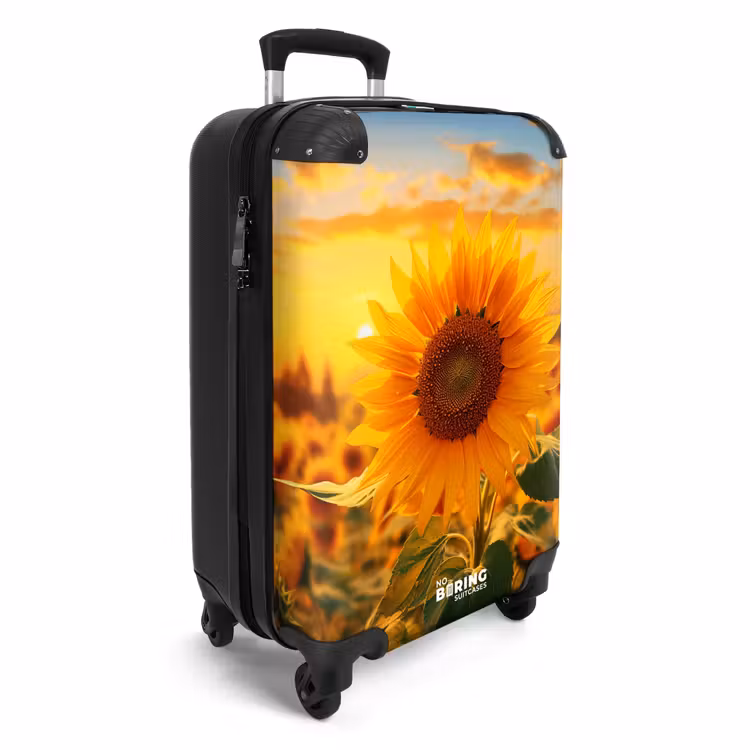 Koffer - Gelbe Sonnenblume bei Sonnenuntergang — 2