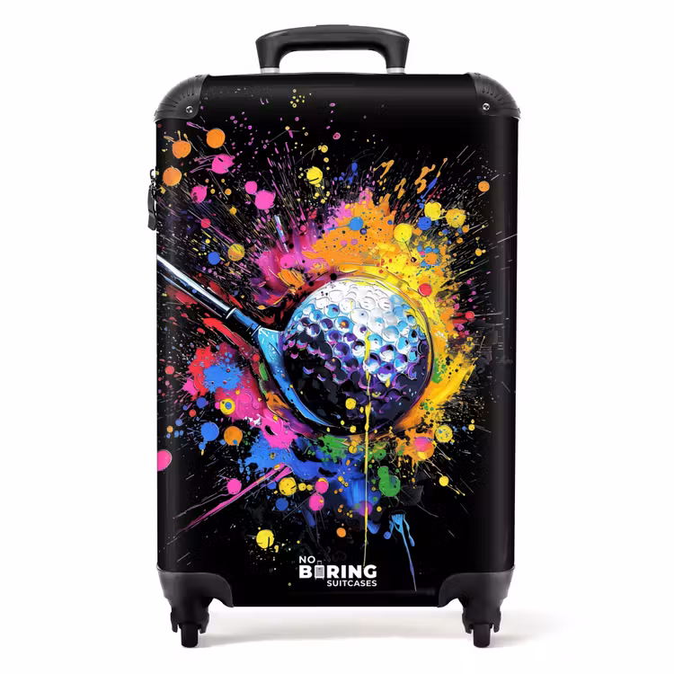 Koffer - Golf mit Graffiti — 1