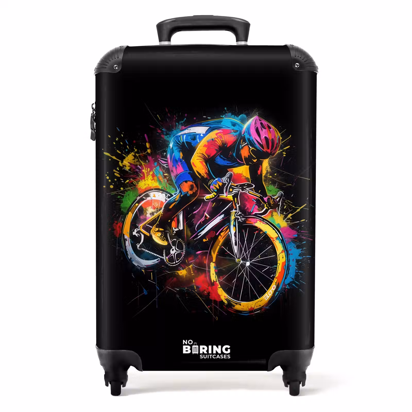 Koffer - Bunter Radfahrer mit Farbe — 1