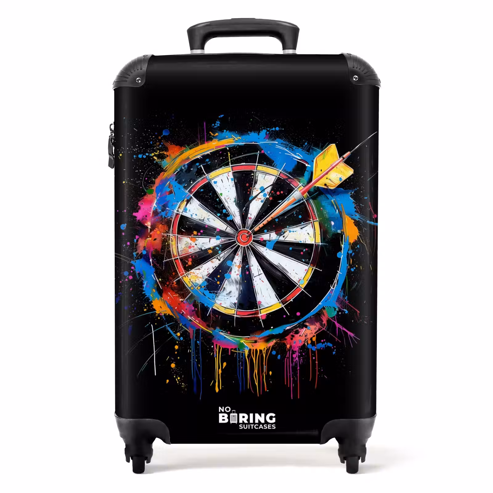 Koffer - Dartscheibe mit Graffiti — 1
