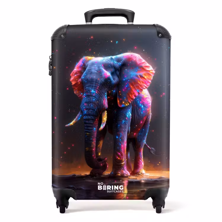 Koffer - Elefant auf Weltraumreise — 1
