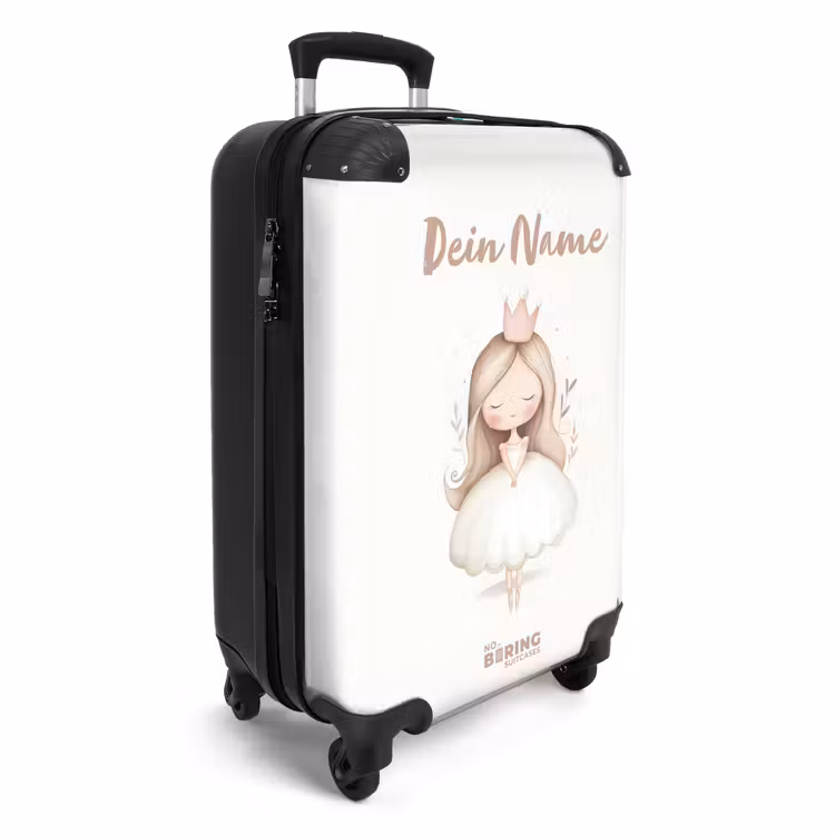 Koffer mit Name - Anmutige Prinzessin in Weiß — 2