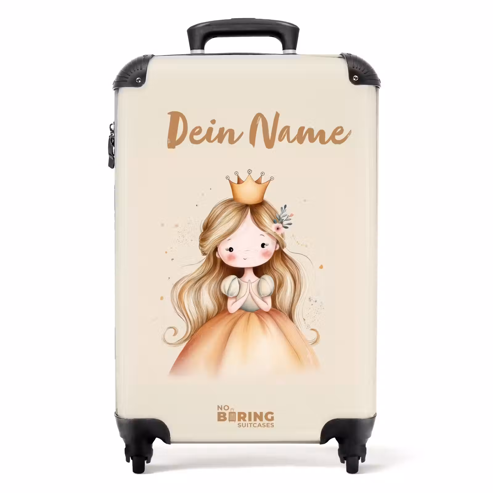Koffer mit Name - Prinzessin in Goldtönen — 1