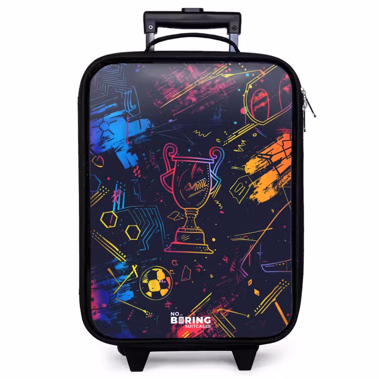 Kinderkoffer - Neon-Sporttrophäen-Design — 1