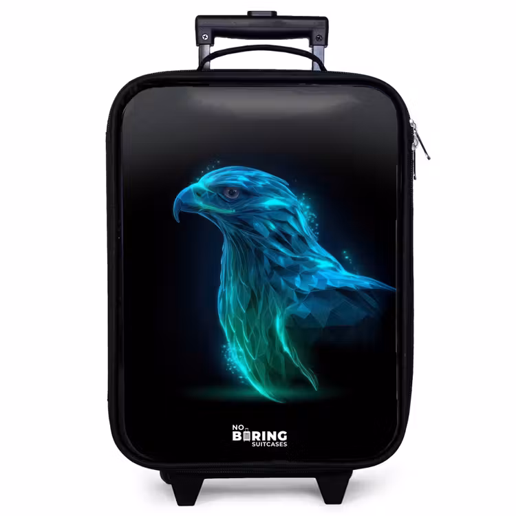 Kinderkoffer - Digitaler Adler im Profil — 1