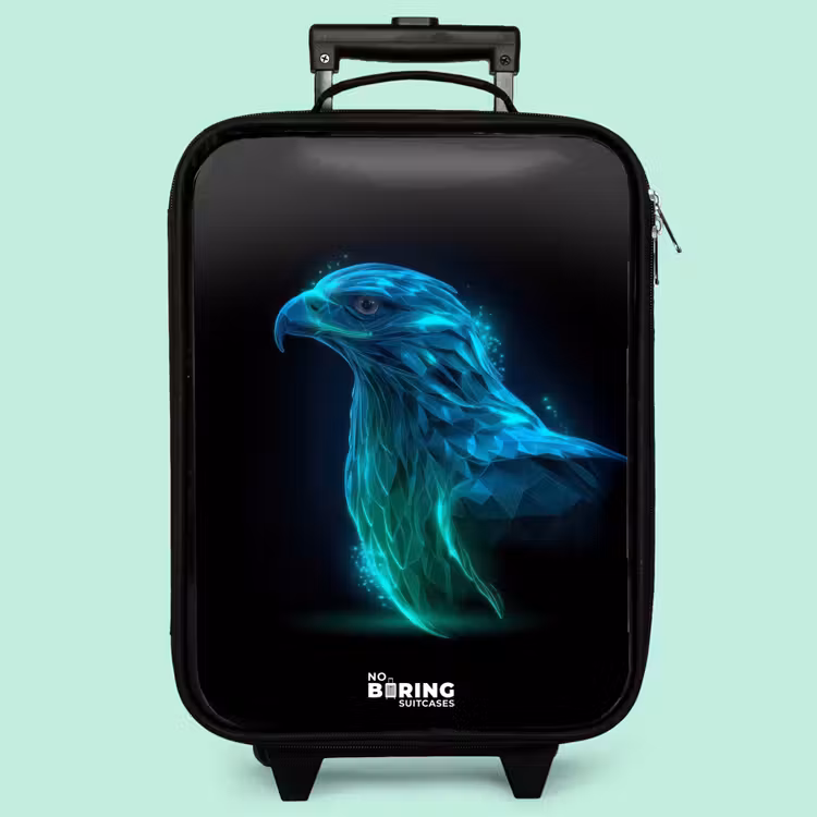 Kinderkoffer - Digitaler Adler im Profil — 3