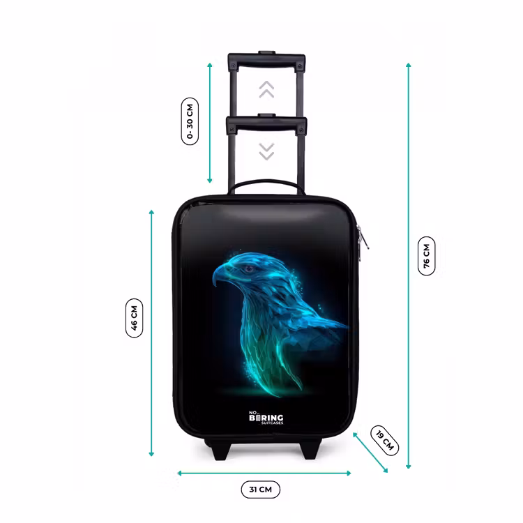 Kinderkoffer - Digitaler Adler im Profil — 7