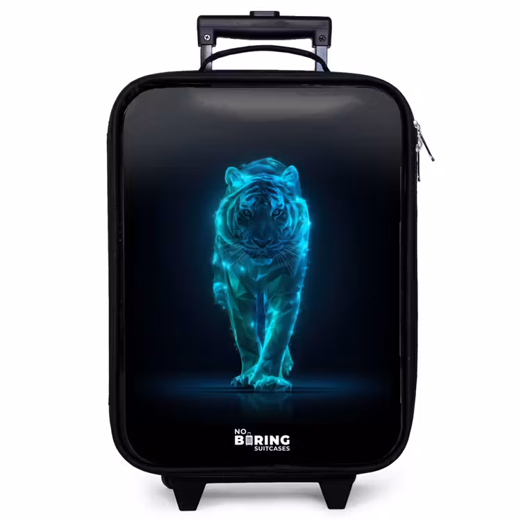 Kinderkoffer - Glühender Tiger in Bewegung — 1