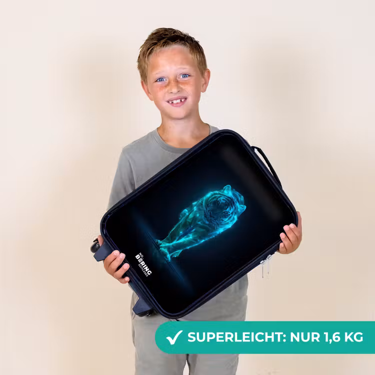 Kinderkoffer - Glühender Tiger in Bewegung — 2