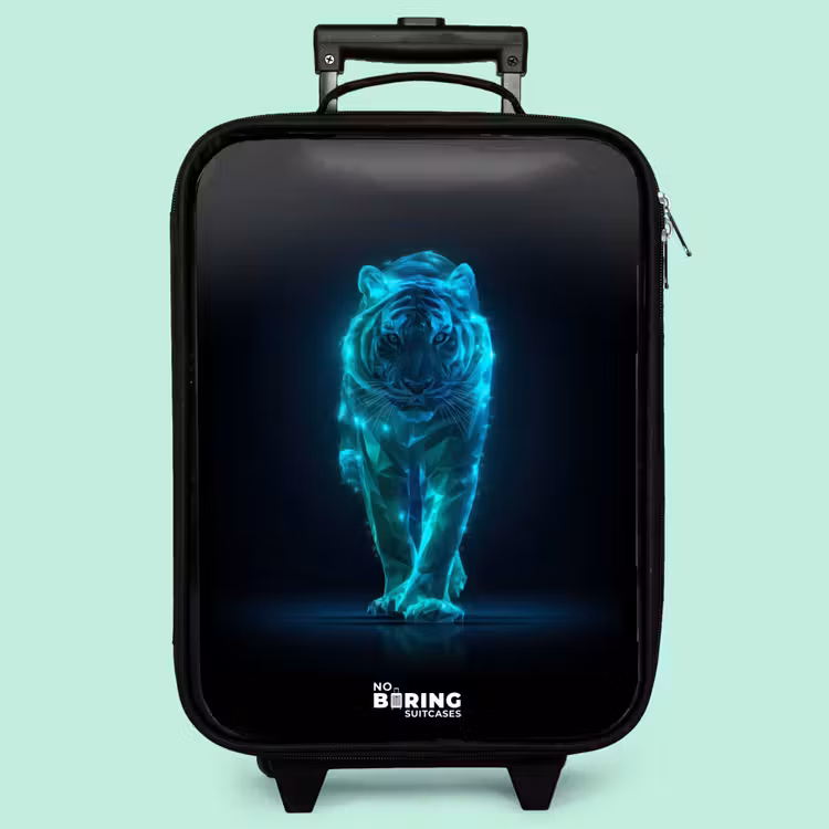 Kinderkoffer - Glühender Tiger in Bewegung — 3