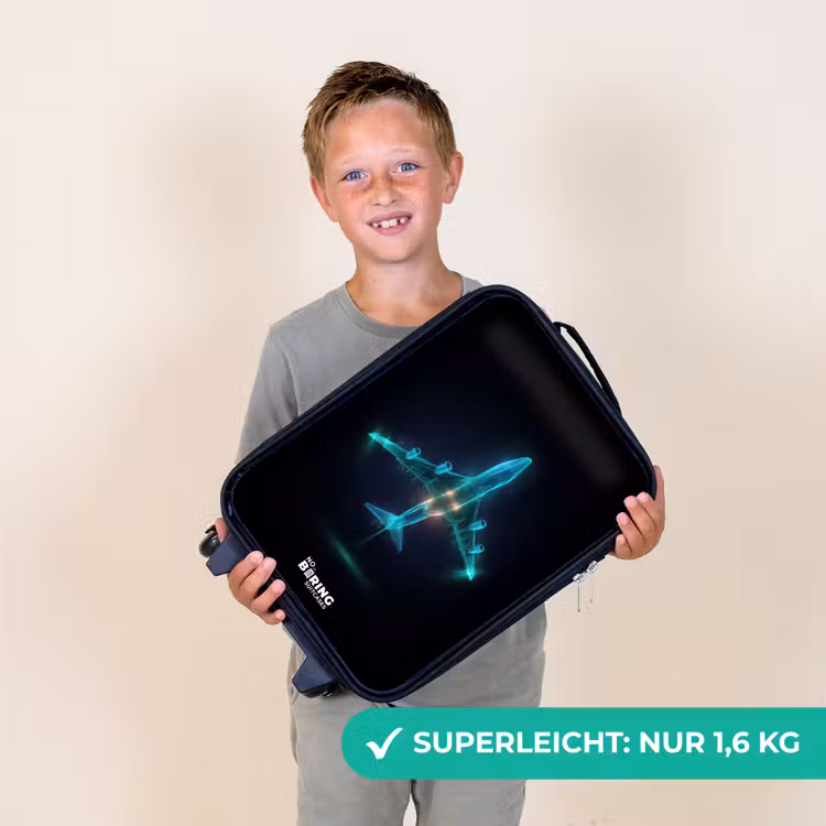 Kinderkoffer - Leuchtendes Flugzeug — 2