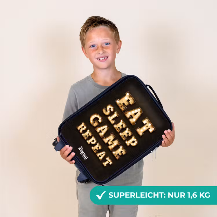Kinderkoffer - Qoute mit Licht — 2