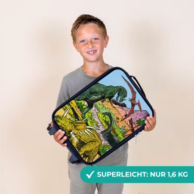 Kinderkoffer - Dinosaurier an einem Vulkan — 2
