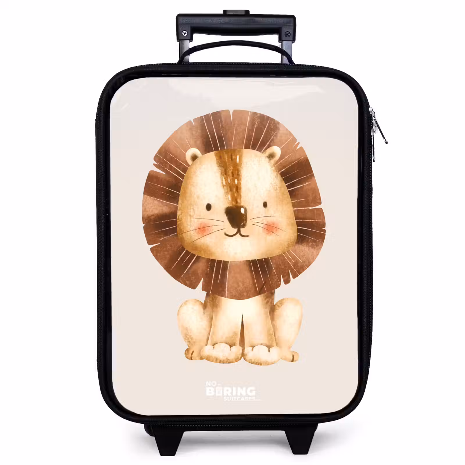 Kinderkoffer - Löwe Illustration mit beige Hintergrund — 1