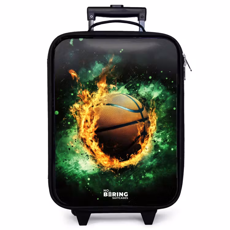 Kinderkoffer - Basketball in Flammen und explosiver Energie — 1