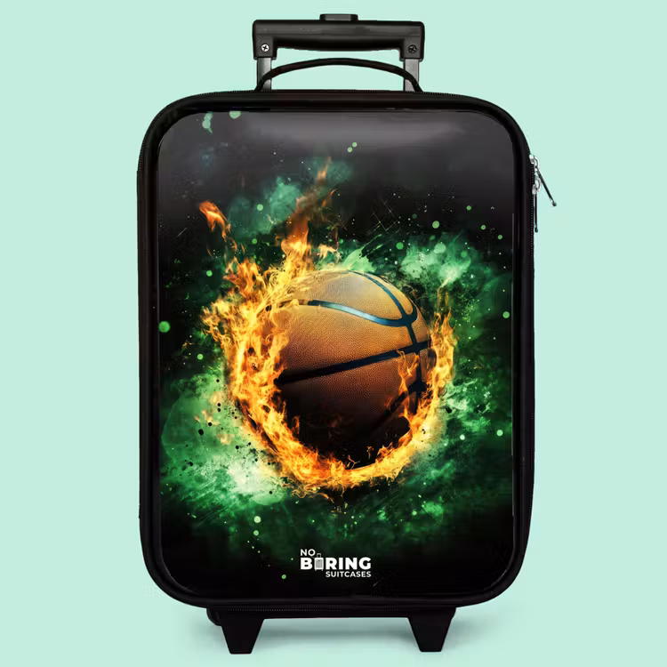 Kinderkoffer - Basketball in Flammen und explosiver Energie — 3