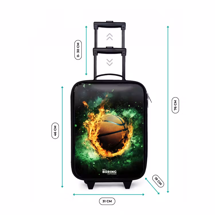 Kinderkoffer - Basketball in Flammen und explosiver Energie — 7