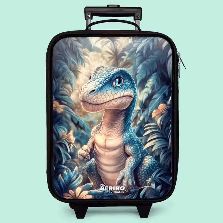 Kinderkoffer - Dino im mystischen Dschungel mit Mondlicht — 3
