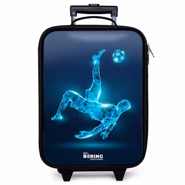 Kinderkoffer - Omake in blauem Neon-Fußball — 1