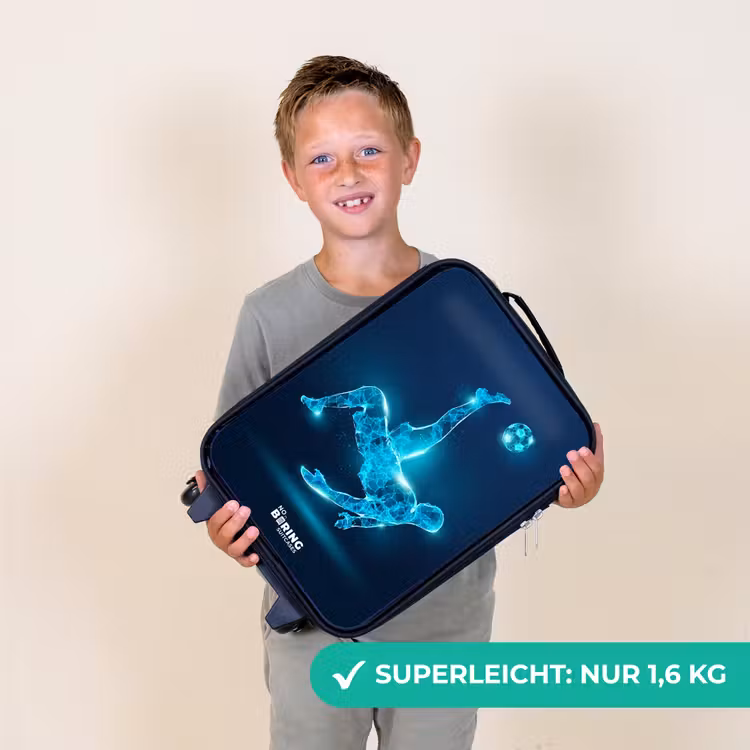 Kinderkoffer - Omake in blauem Neon-Fußball — 2