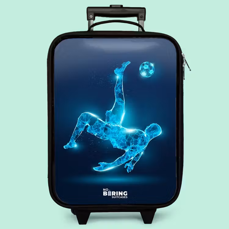 Kinderkoffer - Omake in blauem Neon-Fußball — 3