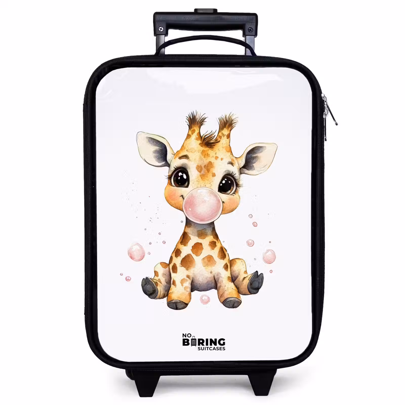 Kinderkoffer - Giraffe mit rosa Gummitier — 1