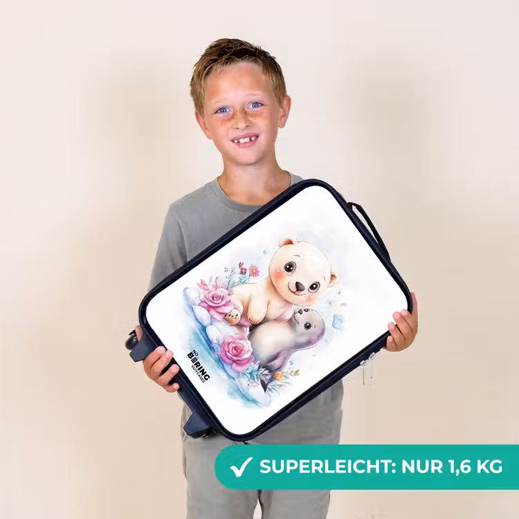 Kinderkoffer - Eisbär und Robbe auf einer Eisscholle — 2
