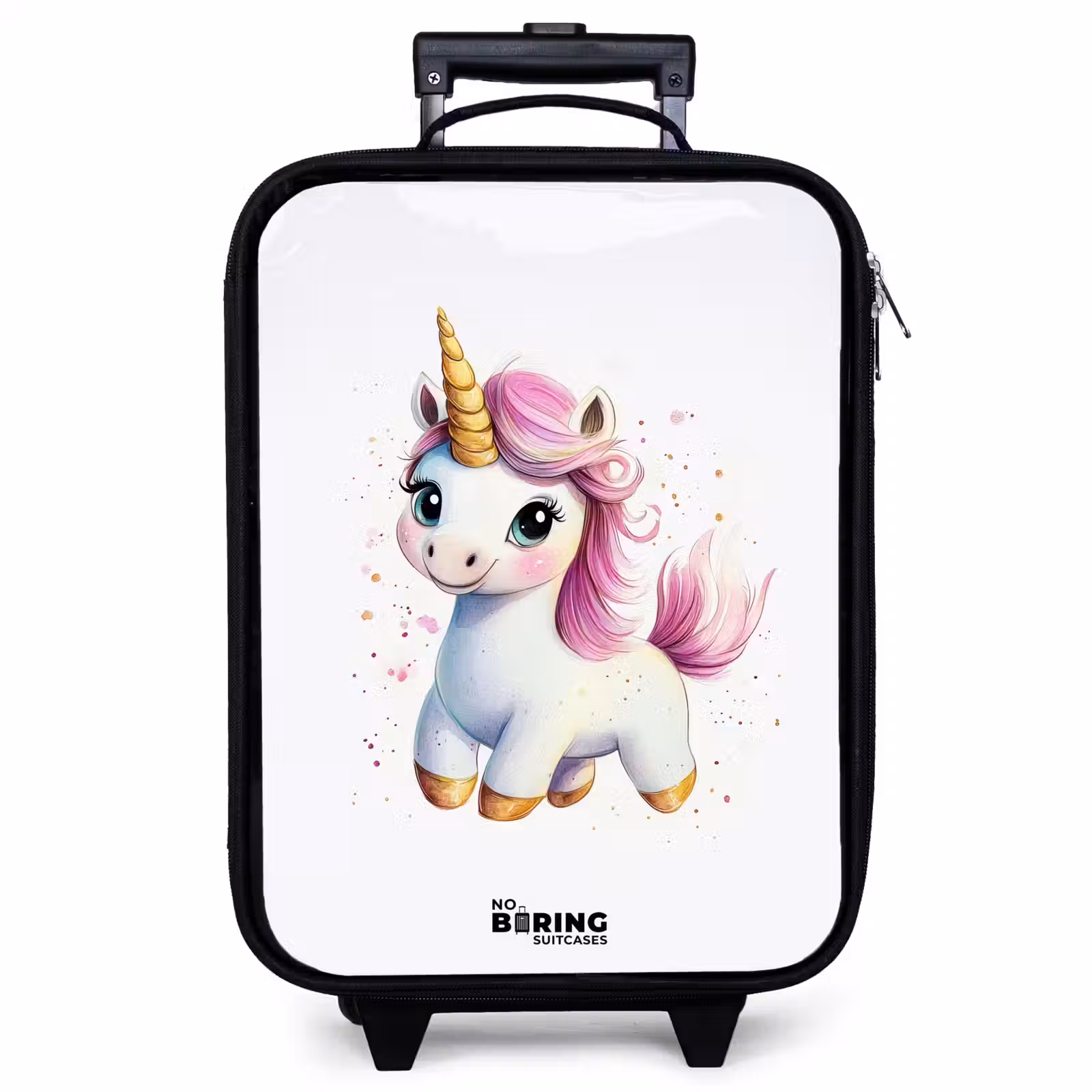 Kinderkoffer - Weißes Einhorn mit rosa Mähne — 1