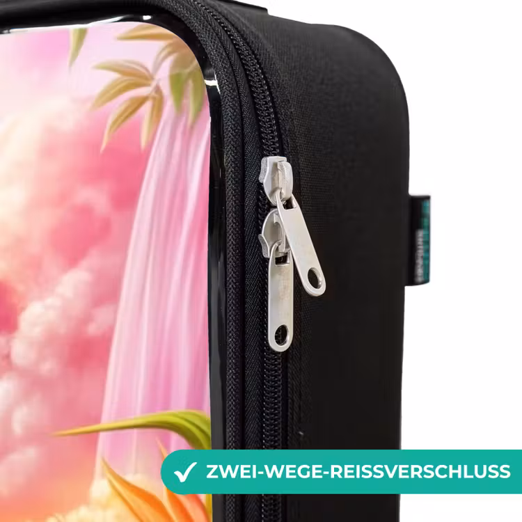 Kinderkoffer - Kätzchen mit Flamingo im tropischen Blumenparadies — 6