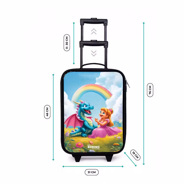 Kinderkoffer - Prinzessin und Dino in einer bunten Welt — 7