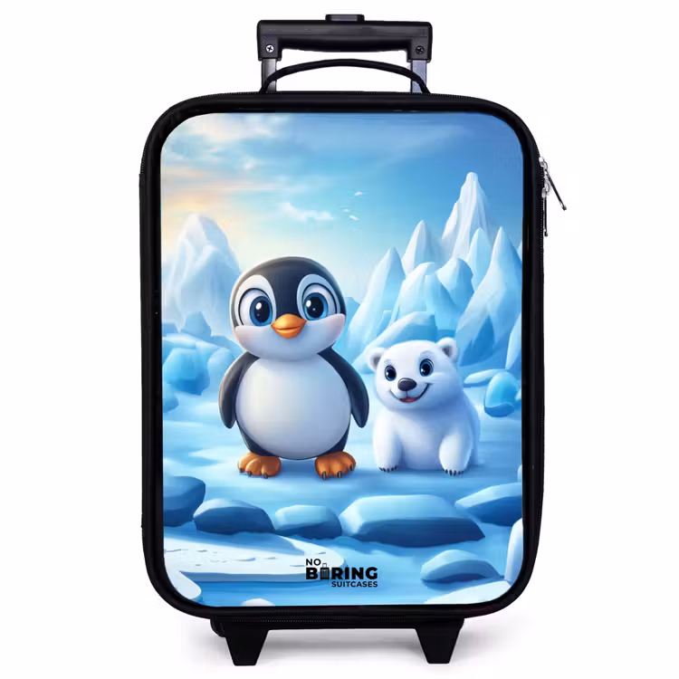 Kinderkoffer - Pinguin und Eisbär auf Eisschollen — 1