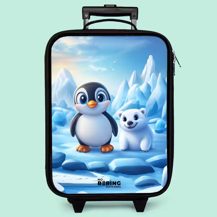 Kinderkoffer - Pinguin und Eisbär auf Eisschollen — 3