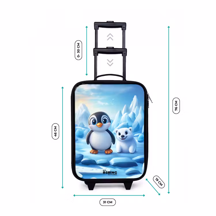 Kinderkoffer - Pinguin und Eisbär auf Eisschollen — 7