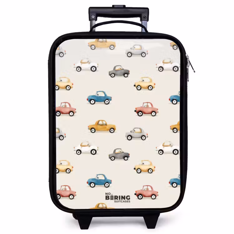 Kinderkoffer - Bunte Retro-Autos — 1