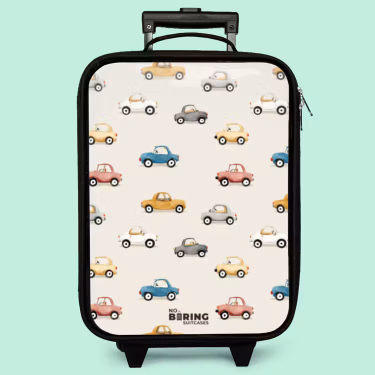 Kinderkoffer - Bunte Retro-Autos — 3