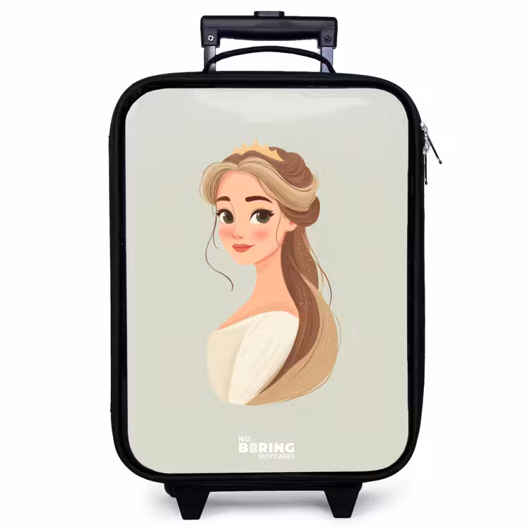 Kinderkoffer - Prinzessin mit Diadem - Grün — 1