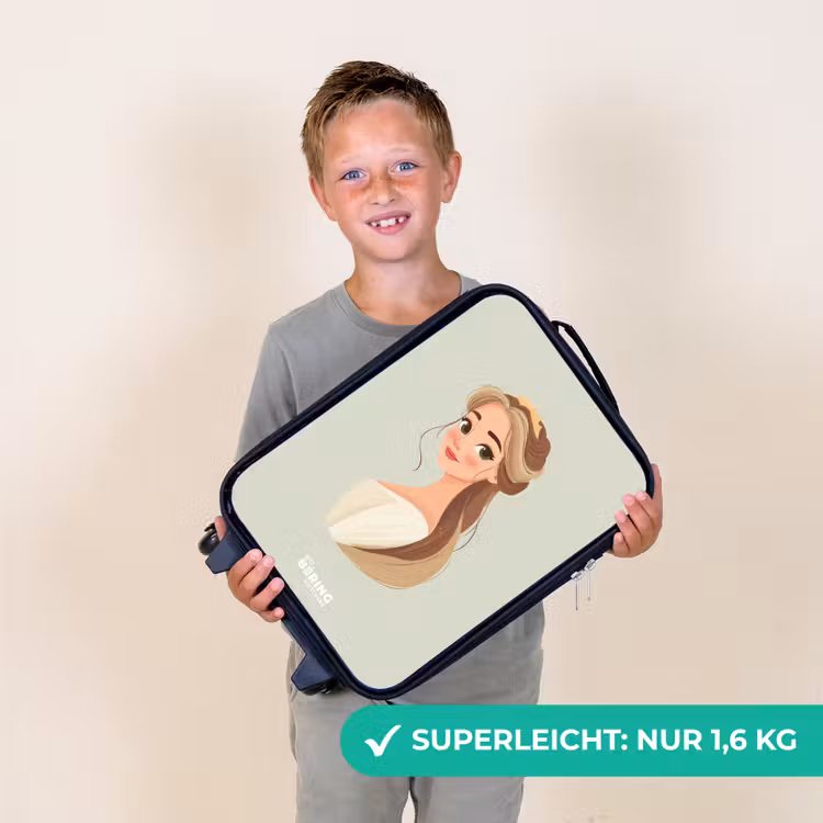 Kinderkoffer - Prinzessin mit Diadem - Grün — 2