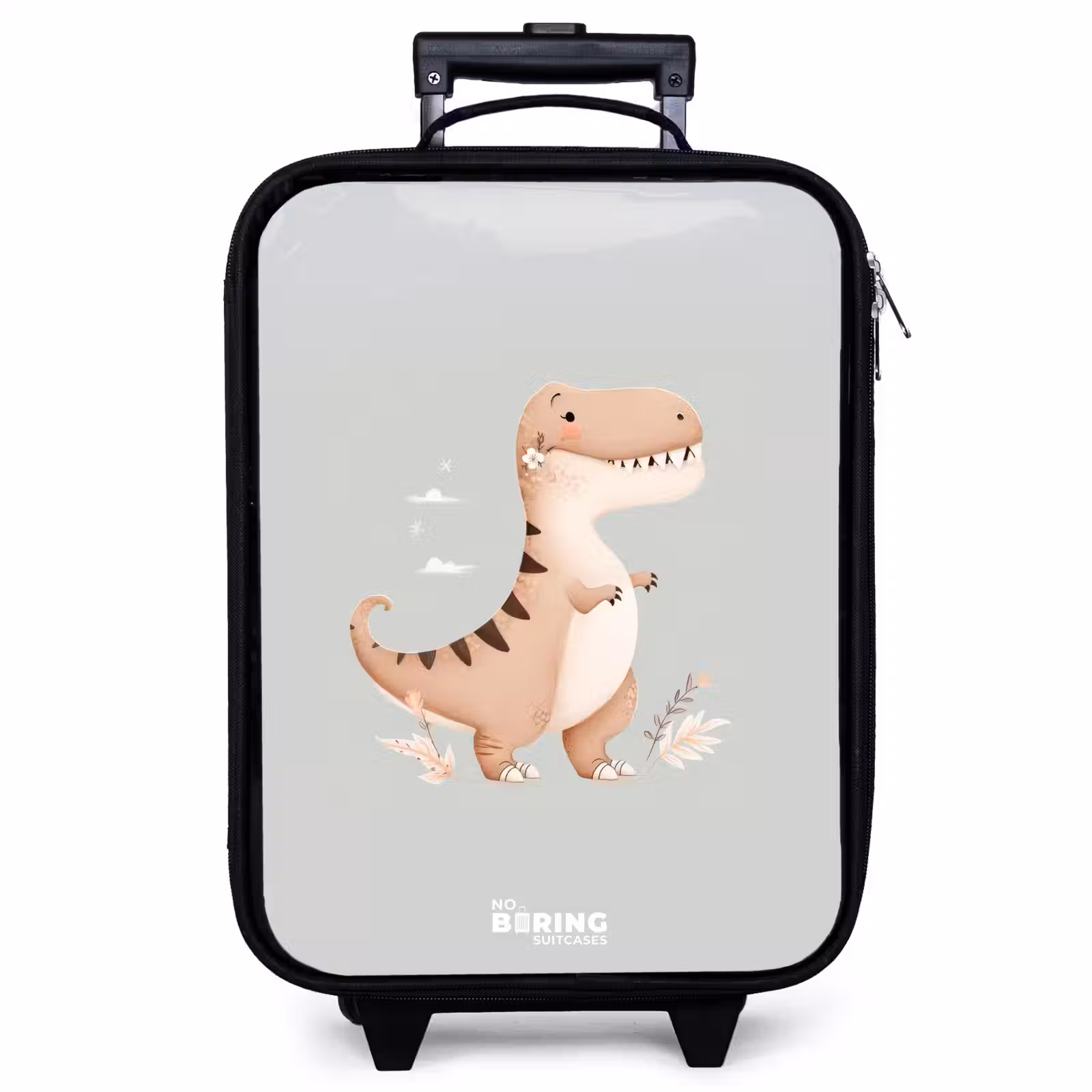 Kinderkoffer - Dino in den Farben Beige und Grau — 1