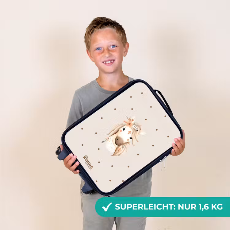 Kinderkoffer - Böhmisches Pferd in Pastellfarben — 2