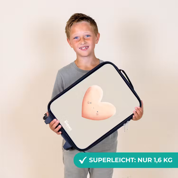 Kinderkoffer - Herz in Pastellfarben — 2