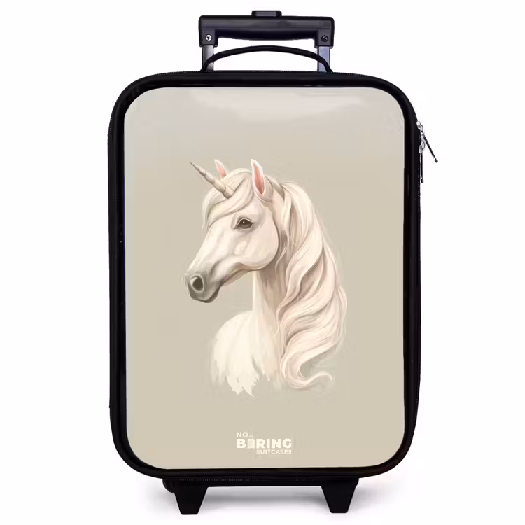 Kinderkoffer - Einhorn in neutralen Farben — 1