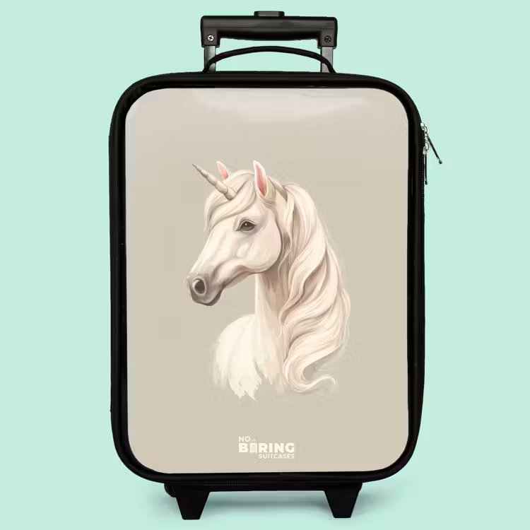Kinderkoffer - Einhorn in neutralen Farben — 3