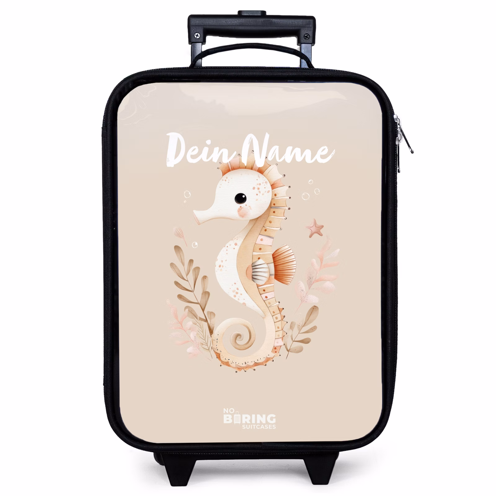 Kinderkoffer - Rosa Seepferdchen zwischen Meerespflanzen — 1