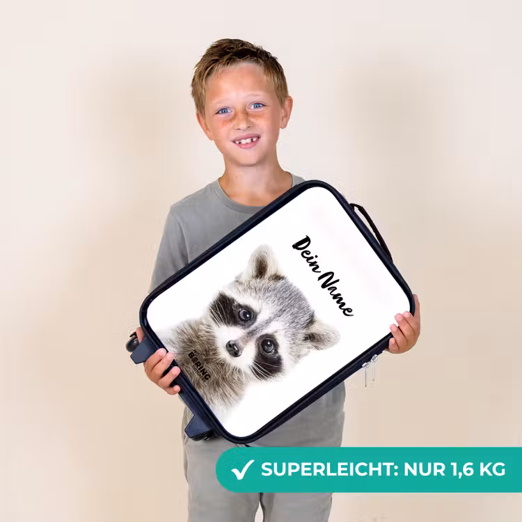Kinderkoffer - Rachid Waschbär — 2