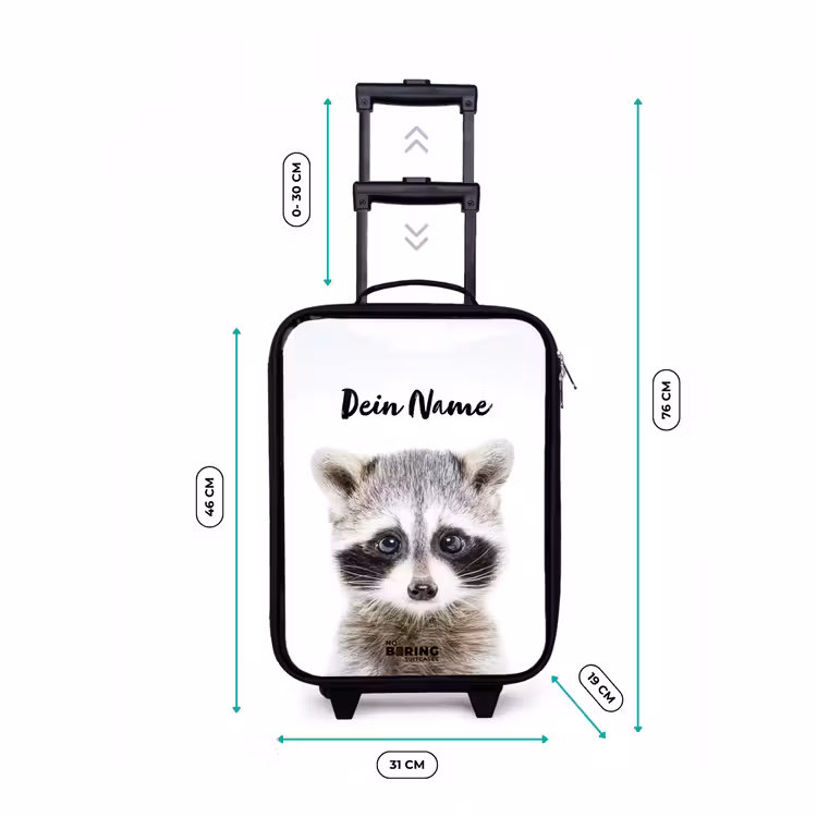 Kinderkoffer - Rachid Waschbär — 7