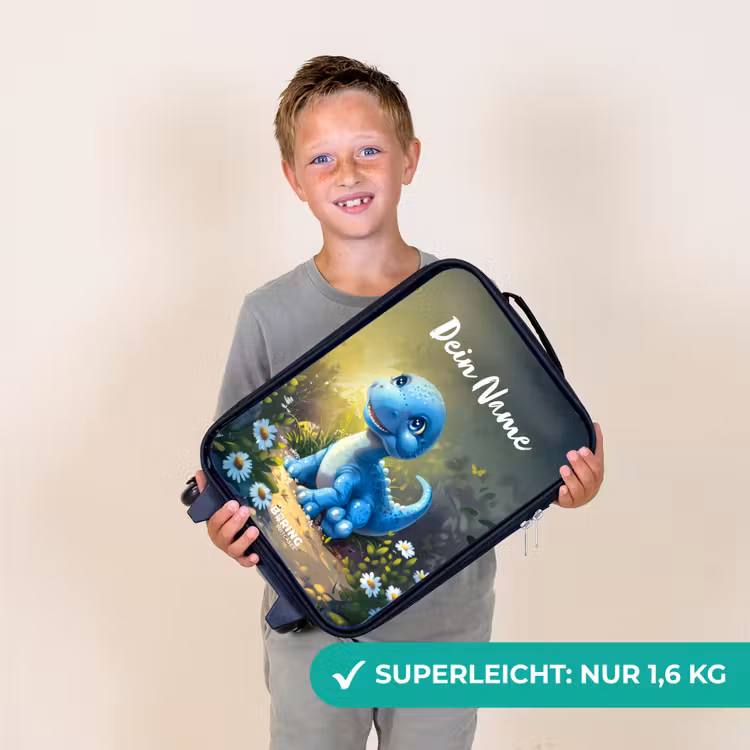 Kinderkoffer - Schwarz - Branco Brontosaurus — 2