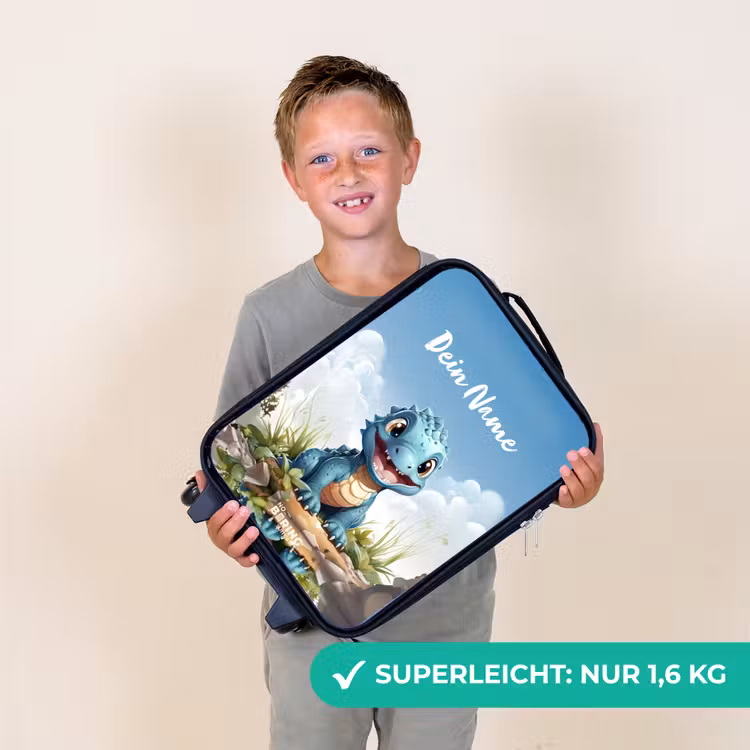 Kinderkoffer - Schwarz - Darius Dino — 2