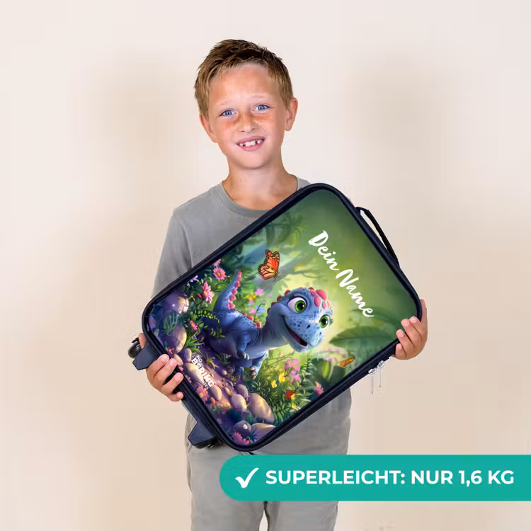 Kinderkoffer - Schwarz - Donny Dino — 2